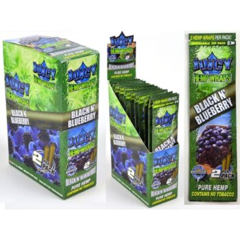 Cyclones Black-N-Blueberry Hemp Wraps