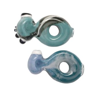 Torched Glass Donut Pipe