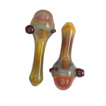 Torched Glass Honeycomb Pipe