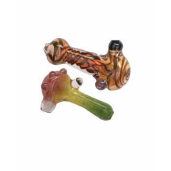 Torched Glass Milli Dot Pipe