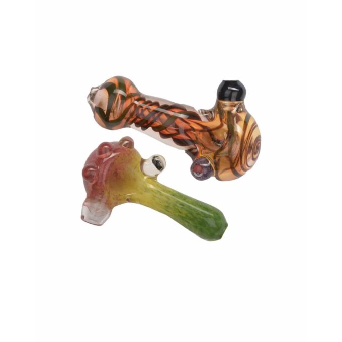 Torched Glass Milli Dot Pipe