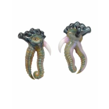 Torched Glass Pendant Monster v2