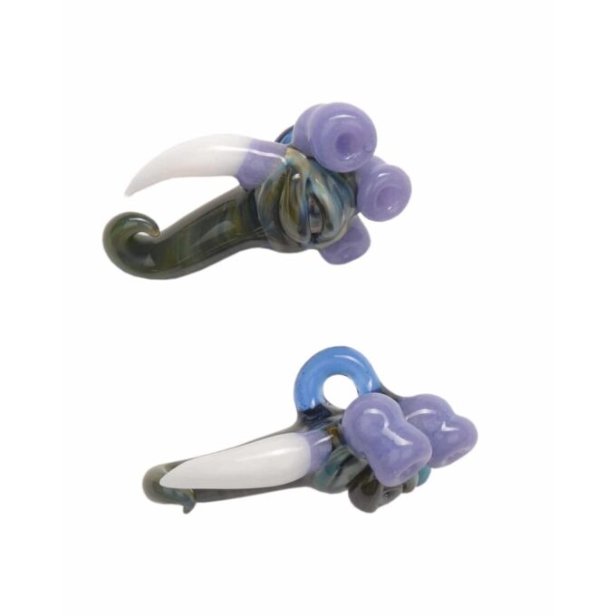Torched Glass Pendant Monster v4