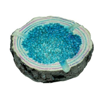 Blue Crystal Ashtray