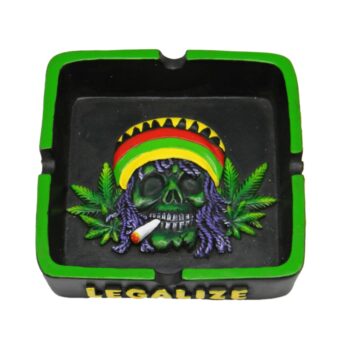 Rasta Leaf Ashtray