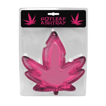 Pink Pot Leaf Ashtray