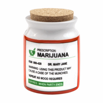 Roast and Toast Prescription Stash Jar