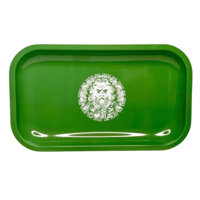 Green Man Rolling Tray