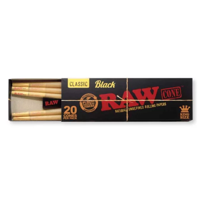 Deez Smoke Shop - RAW Classic Black Cones
