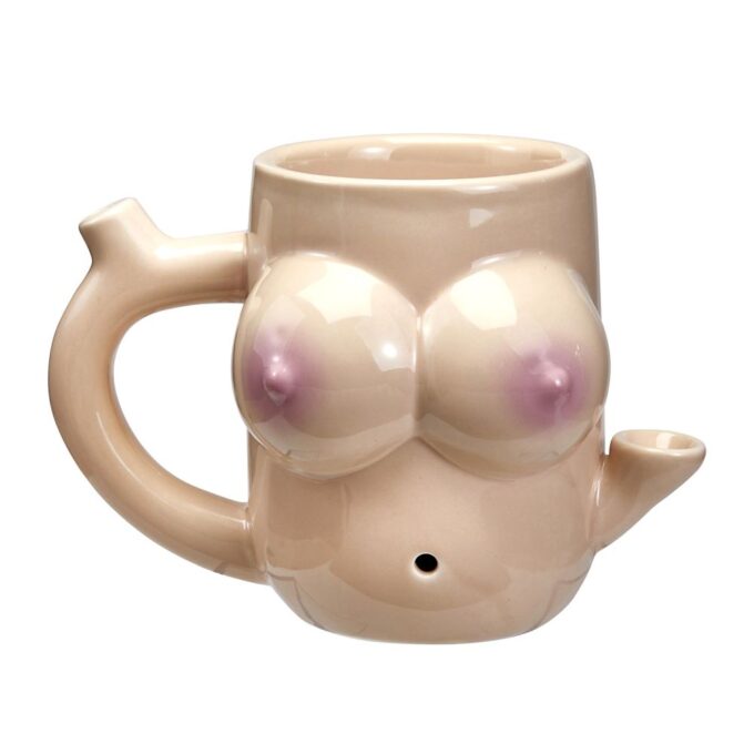 Roast and Toast -- Boob Mug Novelty Pipe