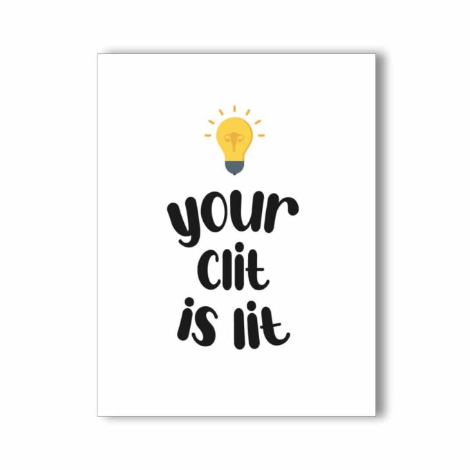 NaughtyKards -- Your Clit Is Lit