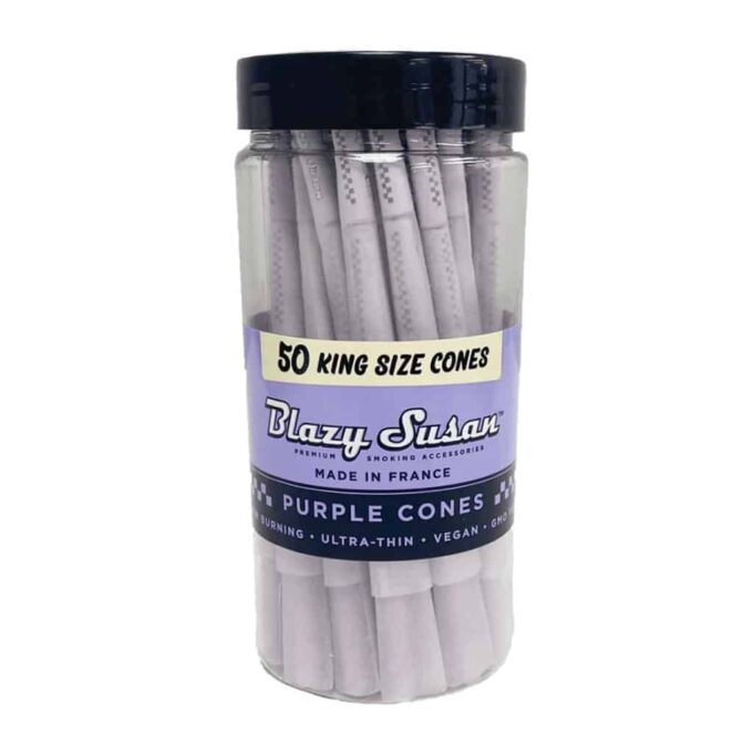 Epic Wholesale -- Blazy Susan Purple King Size Cones 50ct