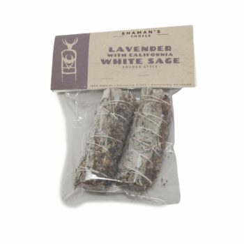 Shaman's Choice Braided Lavender with California White Sage Smudge Stick