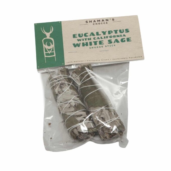 Epic Wholesale - Shaman's Choice Eucalyptus With California White Sage Smudge Stick