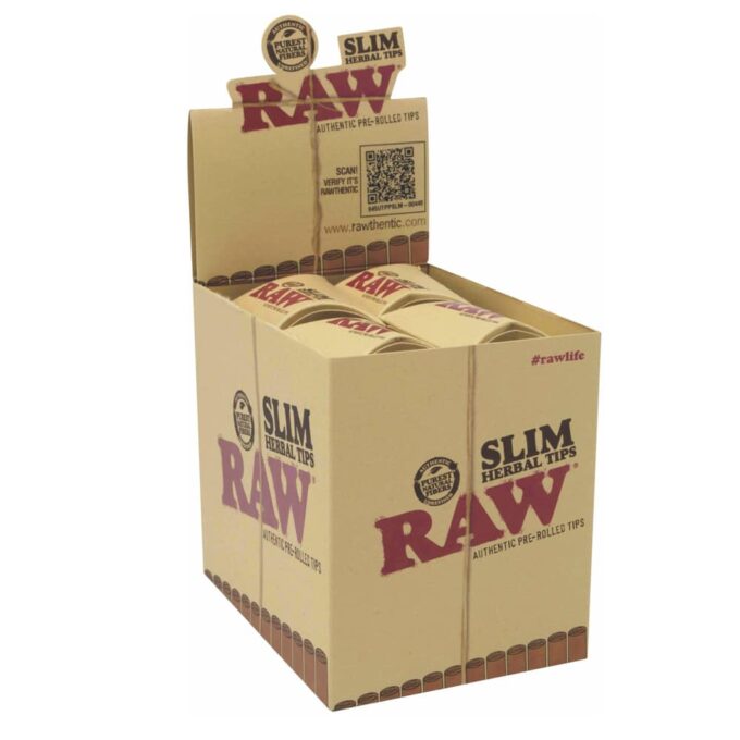 RAW Pre-rolled Slim Tips