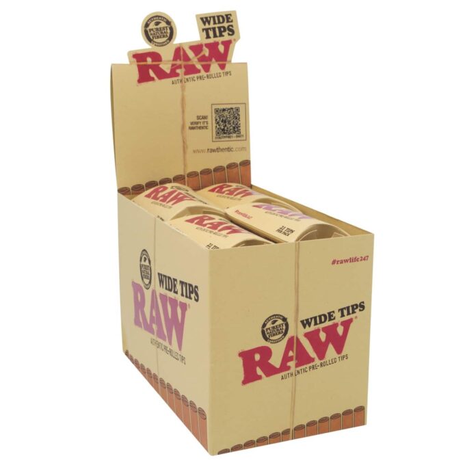 Raw Pre-rolled Tips Wide