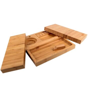 Raw Triple Flip Bamboo Tray