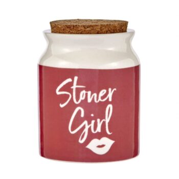 Roast and Toast -- Stoner Girl Stash Jar -- Assorted Colors