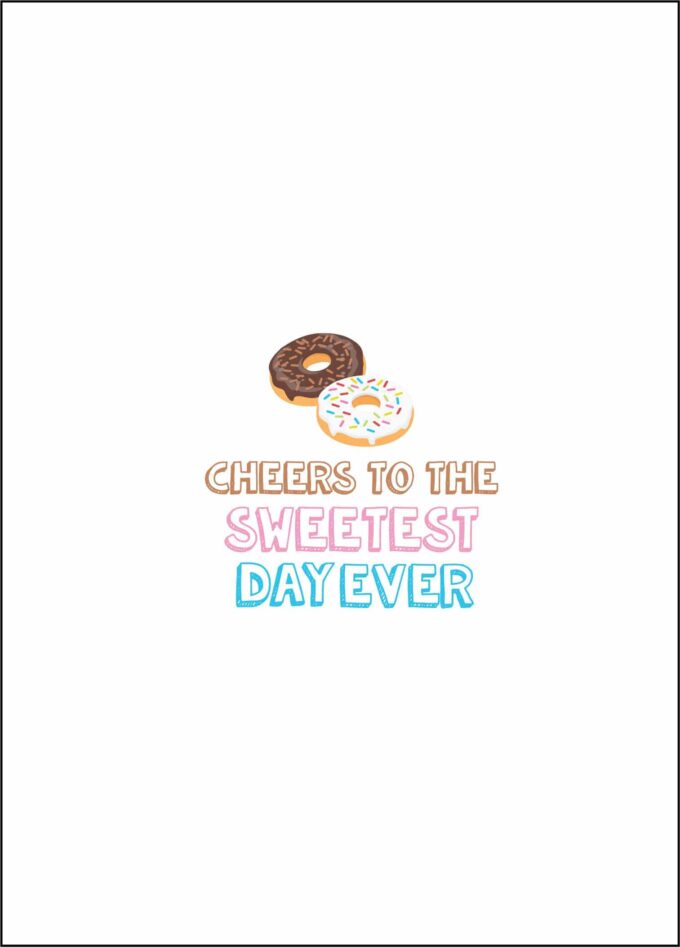 KushKards - I DONUT WANT TO SMOKE W/OUT YOU - 5" x 7" Birthday Card and One Hitter - Image 2