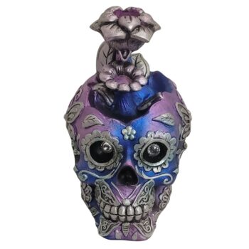 Epic Wholesale - Metallic Skull Incense Burner