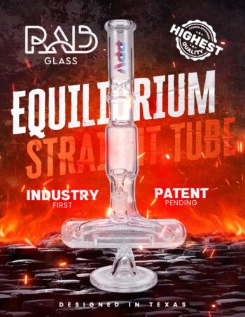 RAD Glass Equilibrium Straight Tube
