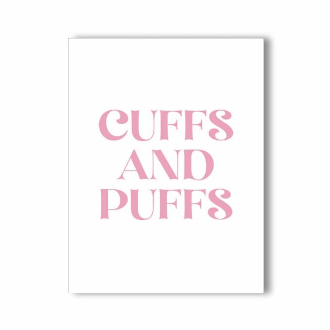 NaughtyKards -- Cuffs And Puffs Card