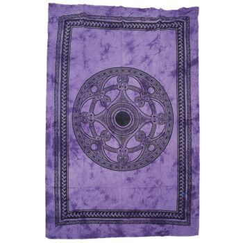 Celtic Wheel Cotton Tapestry