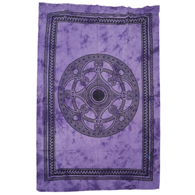 Celtic Wheel Cotton Tapestry