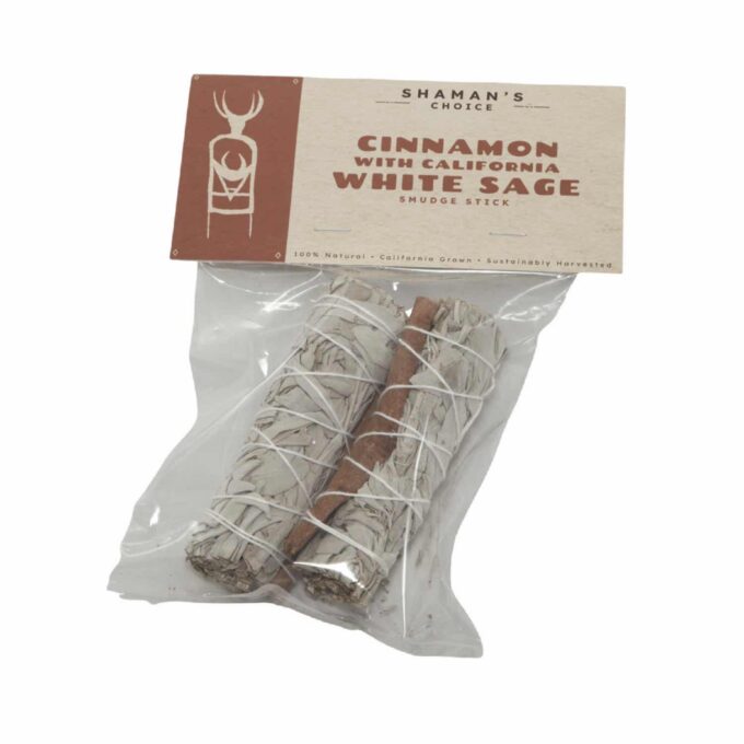 Epic Wholesale - Shaman's Choice Cinnamon With California White Sage Smudge Stick