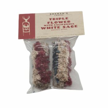 Epic Wholesale - Shaman's Choice Triple Flower With California White Sage Smudge Stick
