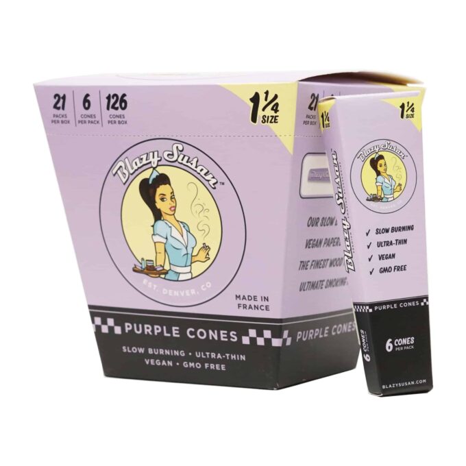 Epic Wholesale - Blazy Susan Purple 1-1/4 Cones