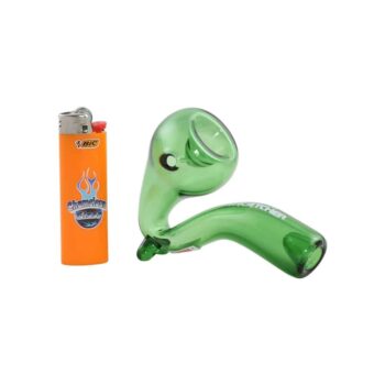 Chameleon Glass Ashcatcher Lawnchair Sherlock - Green