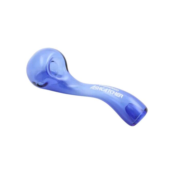 Chameleon Glass Ashcatcher Laid Back Sherlock - Light Blue