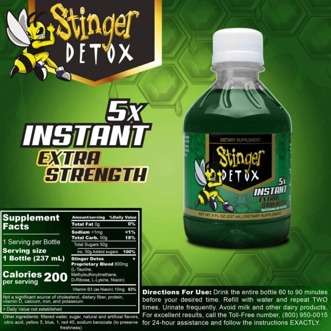 Stinger Detox Instant 5x Watermelon - Image 2