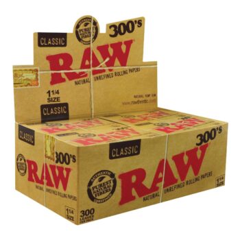 RAW Classic Rolling Papers 1.25" 300'S