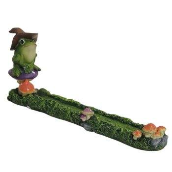 Frog Boat Incense Burner