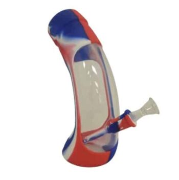 Silicone Horn Water Pipe 8.5"