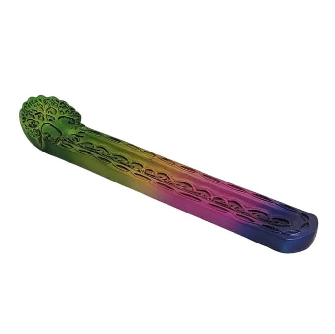 Multi Colored Tree of Life Incense Burner