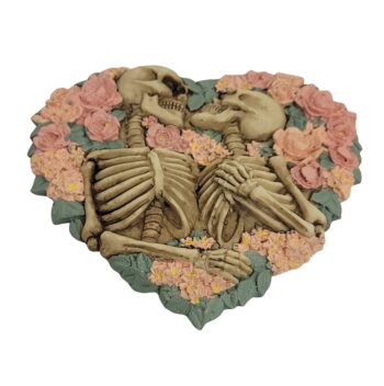 Skeletons Flowers Incense Burner