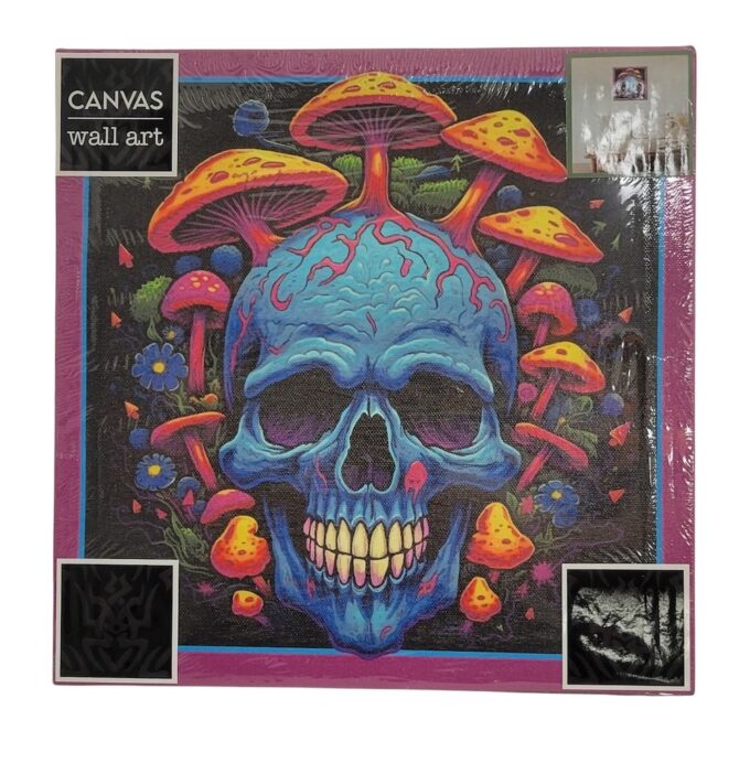 Skull Mushroom Canvas - Image 2