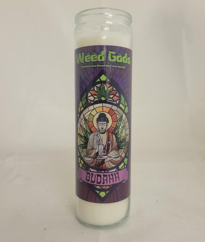Weed Gods Prayer Candle Budahh - Image 2