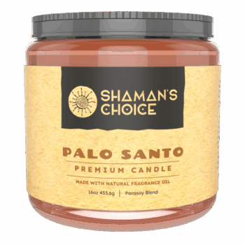 Shamans Choice Wood Wick Candle 16oz Palo Santo