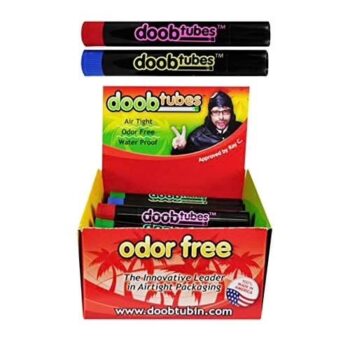 DoobTubes Small Black 25Ct Display