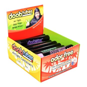 DoobTubes Large Black 25Ct Display