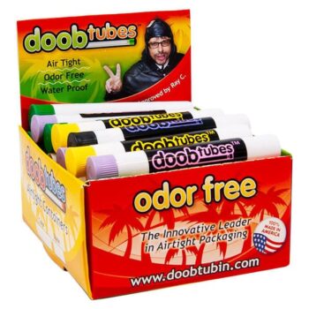 DoobTubes Large White 25Ct Display