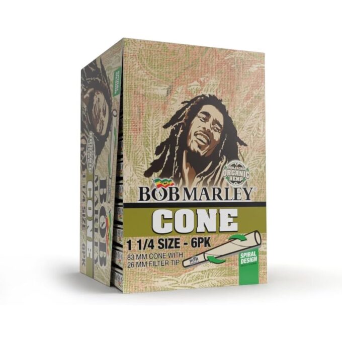 Bob Marley Cones Unbleached 1.25 6pk 33ct - Image 2