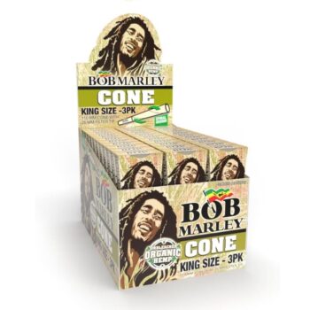 Bob Marley Cones Unbleached King Size 3Pk 33Ct