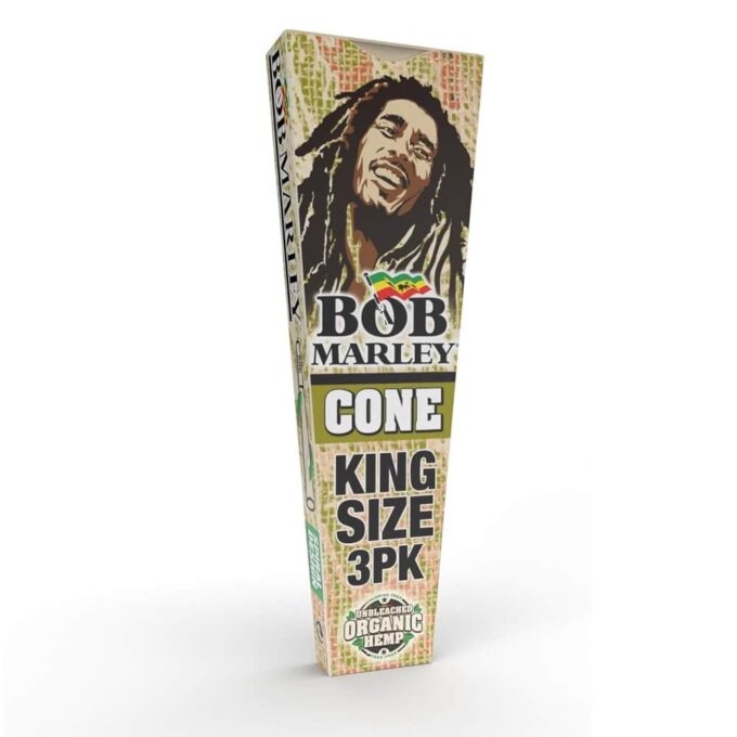Bob Marley Cones Unbleached King Size 3Pk 33Ct - Image 3