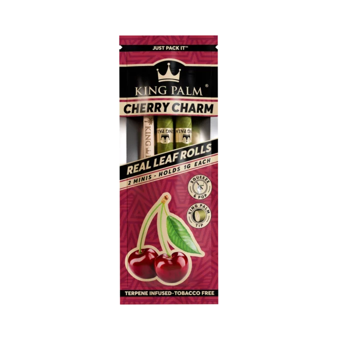 King Palm Mini 2pk 20ct Display - Cherry Charm