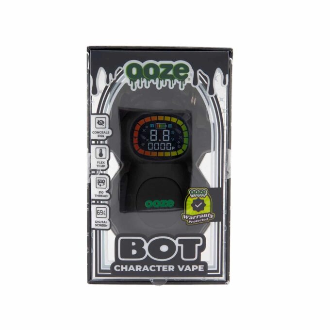 Ooze Bot Character Vape 510 Battery - Black - Image 2